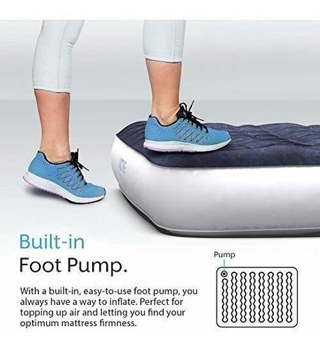 Cama De Aire De Lujo Para Acampar De La Era Activa Con Bomba 1