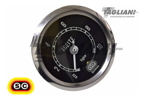 Reloj Manometro Aceite Tipo Mercedes Benz 10 Kg 60 Mm 0