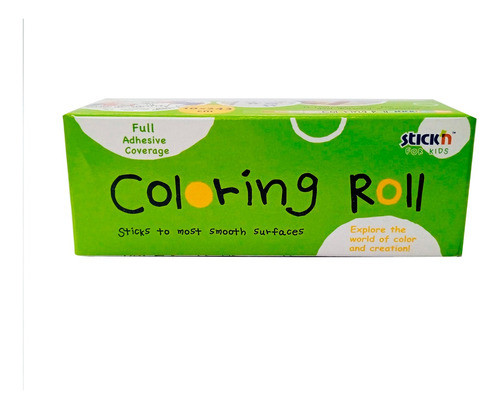 Rollo Para Colorear Stickn Coloring Roll Reino Animal 10 Cm 1