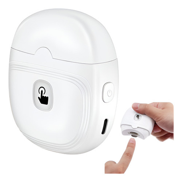 Corta Uñas Eléctrico Recargable Práctico Y Seguro Portátil 0