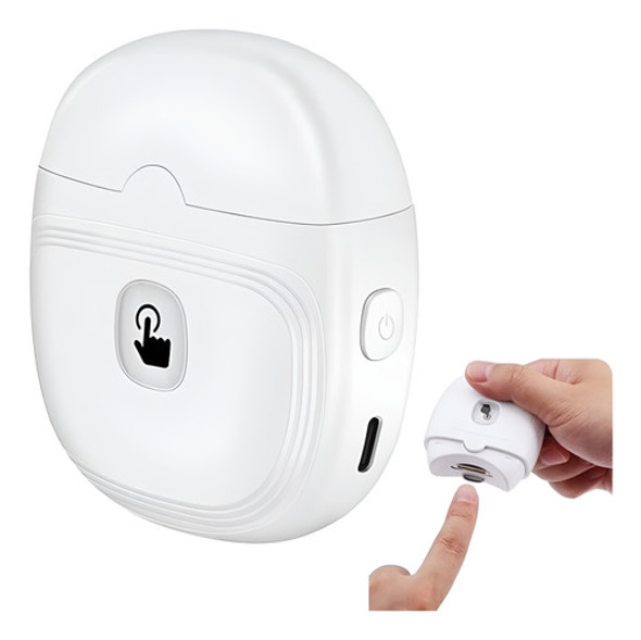 Corta Uñas Eléctrico Recargable Práctico Y Seguro Portátil 0