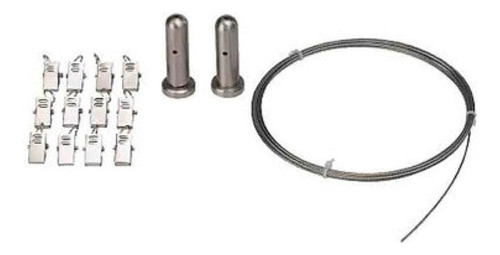 Sistema De Varilla De Cortina De Cable De Alambre Con Clips 1