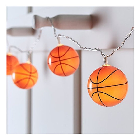 20 Baloncesto Funciona Con Pilas Interior Led Cadena De Hada 0