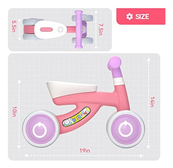 Bellochiddo Bicicleta De Equilibrio Para Niños 1