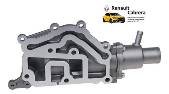 Porta Termostato Aluminio Renault Megane 1.6 16v K4m + Junta 1