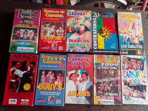 Vhs Cassette Mugas Falta Y Resto,araca,diablos Etc 0