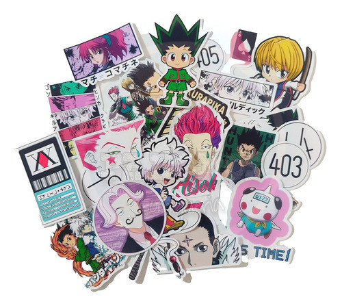 Pack Stickers - Hunter X Hunter  X 24 Unidades - Anime - L3p 0
