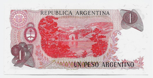 Fk Billete Argentina 1 Peso 1983 P-311a Sin Circular Lujo. 1 Fk Billete Argentina 1 Peso 1983 P-311a Sin Circular Lujo. 1