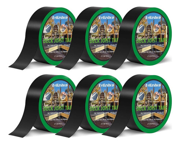 ~? Felizshop Deck Joist Tape Butyl Joist Tape 2'' X 50 Cinta 0