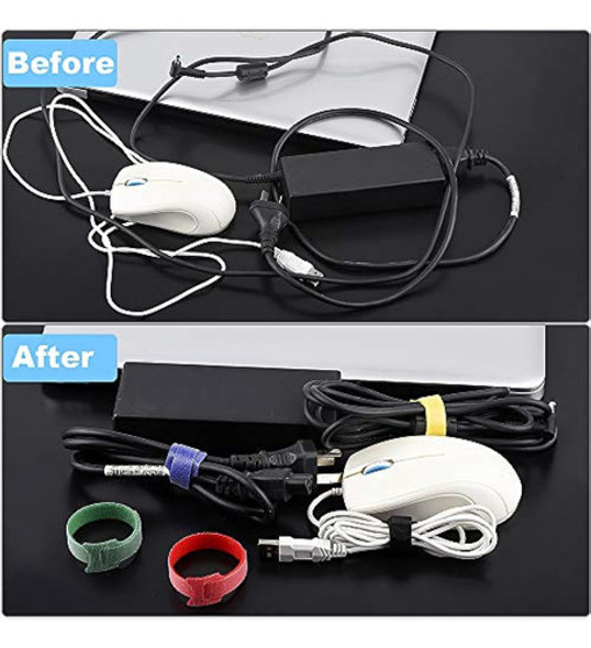 60 Piezas De Bridas Reutilizables Para Cables, Newlan 2 Corr 1
