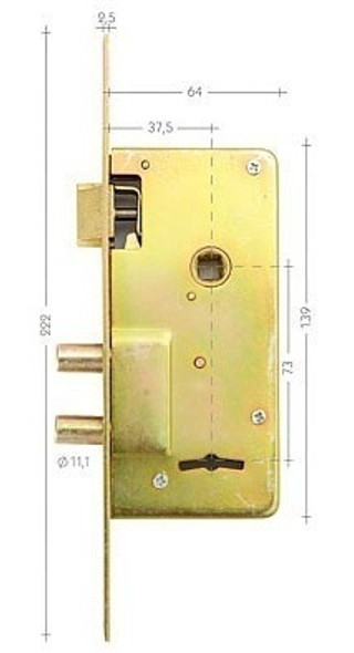 Cerradura De Seguridad Msa 210 S + Manija 1