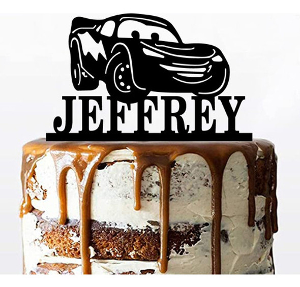 Cake Topper Adorno Torta Cumple Rayo Mc Queen Personalizado 0