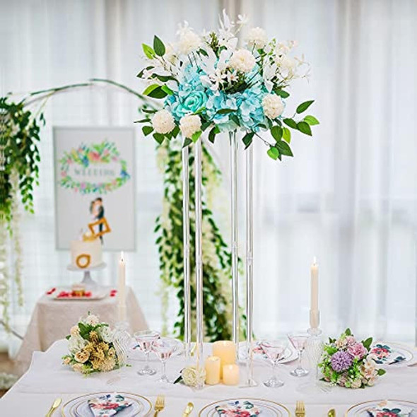 Jarrones De Acrílico Centros De Mesa De Boda Para Mesas - So 1
