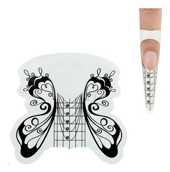 500 Moldes Mariposa Eloise Para Uñas Esculpidas 1 500 Moldes Mariposa Eloise Para Uñas Esculpidas 1