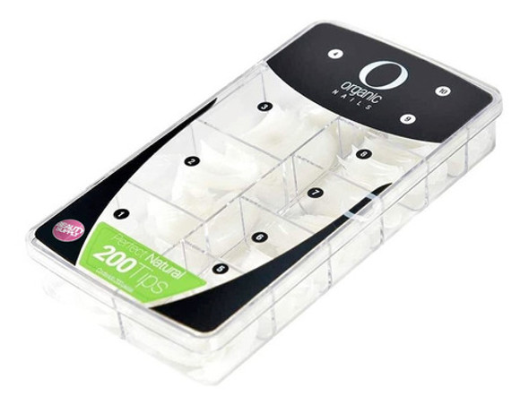Tips Natural Organic Nails, Caja De 200 0