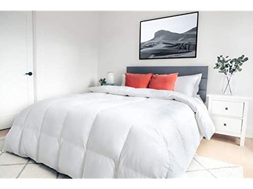 Edredón De Plumón Blanco Highland Feather Cordoba 550 Loft 2 1