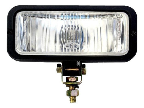 Faro Halogeno Elma Rectangular Chico Plastico Cristal 0