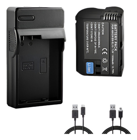 En-el15 Batería + Cargador Para Nikon D600 D610 D600e D800 D 0
