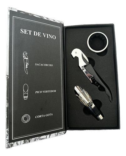 Set De Vino Portatil 3 En 1 Viajes Auto 0