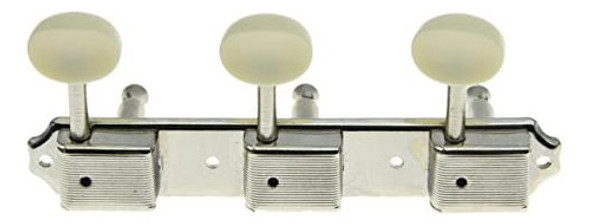 Guitarra Vintage Dopro Nickel White 3 Por Lado 3x3 Em Um Pra 1
