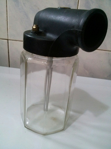Antiguo Deposito De Vidrio Aerografo 0