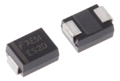 Es2d  Es2 Diode Switching 200v 2a 2-pin Smb X 50 Unidades 0