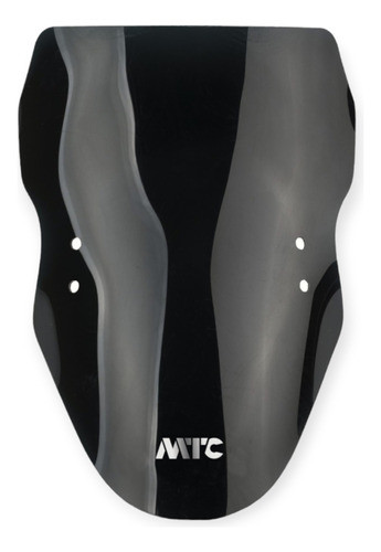 Parabrisa Universal Con Soporte Enduro Rally Negro Mtc 0