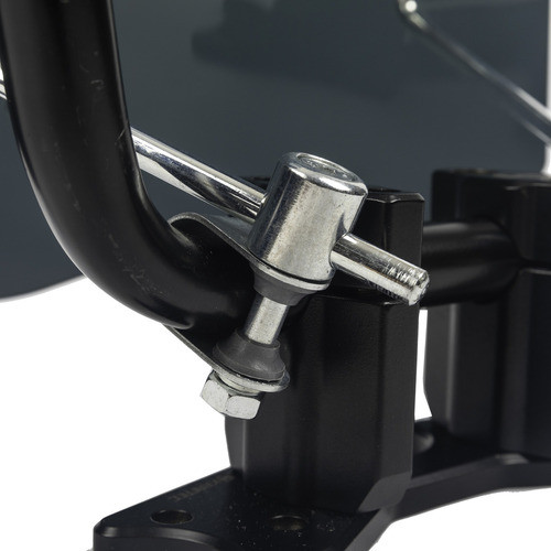 Parabrisa Universal Con Soporte Enduro Rally Negro Mtc 1