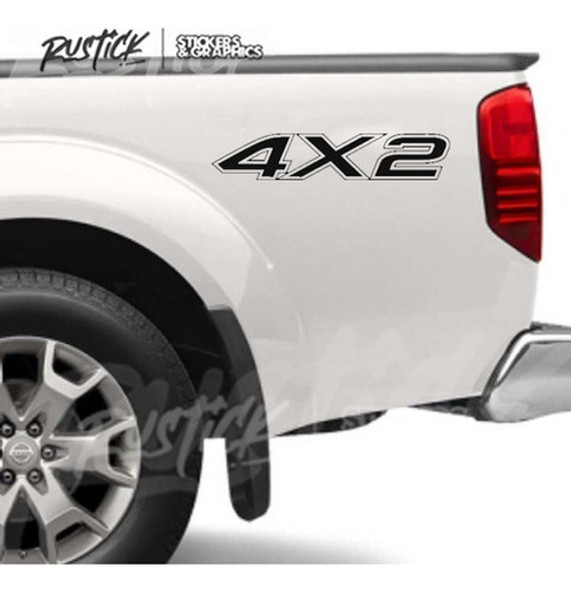 Set X2 Calcos 4x2 Lateral Pickup Camionetas Ploteo Mod2 30 0