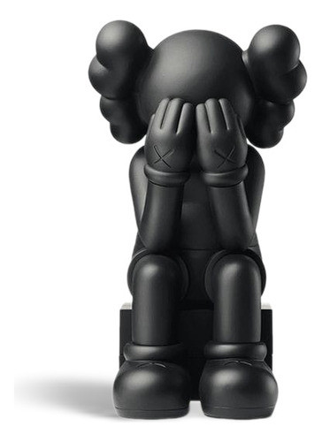 Kaws Sentado Figura Streetwear Arte Callejero Minimalista 0