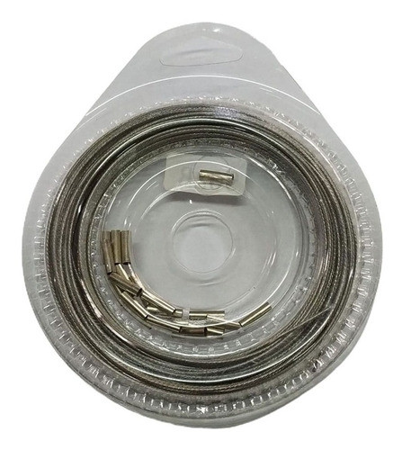 Linga Leader De Acero 90lb X 10mts Pesca Dorado Tararira 0