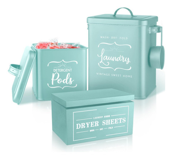 Rtteri Paquete De 4 Recipientes De Almacenamiento De Deterge 0 Rtteri Paquete De 4 Recipientes De Almacenamiento De Deterge 0