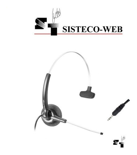 Auricular Headset  Felitron P1 P/ Teléfonos Conector 2.5 Mm 1