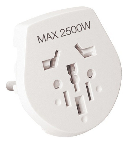 Adaptador De Corriente Universal A Schuko | Blanco Vivion 0