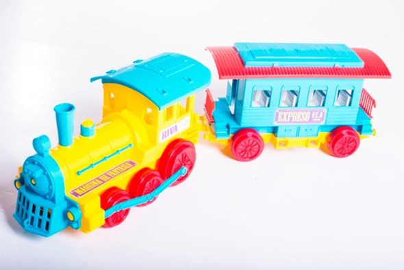 Tren Con Vagon De Pasajeros Calesita  Gigante 88 Cms !!! 0