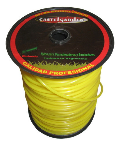 Rollo Tanza Redonda Desmalezadora 2.4 Mm 1 Kg Castel Garden 0