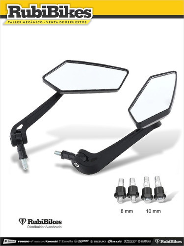 Espejos Super Sport Verdes Pentágono 1