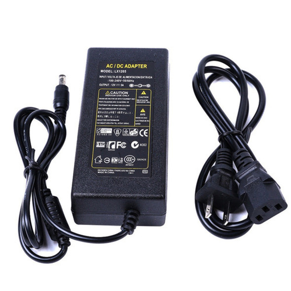 2pcs 12v 5a Ac Fuente Ac Adaptador Cargador Pc Led Luz Cámar 1 2pcs 12v 5a Ac Fuente Ac Adaptador Cargador Pc Led Luz Cámar 1