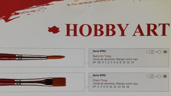 Pincel Casan Línea Hobby Art Redondo N° 1 1