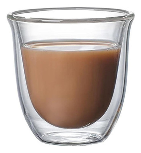 Vaso De Doble Pared Vidrio 240 Ml Kit X 2 1