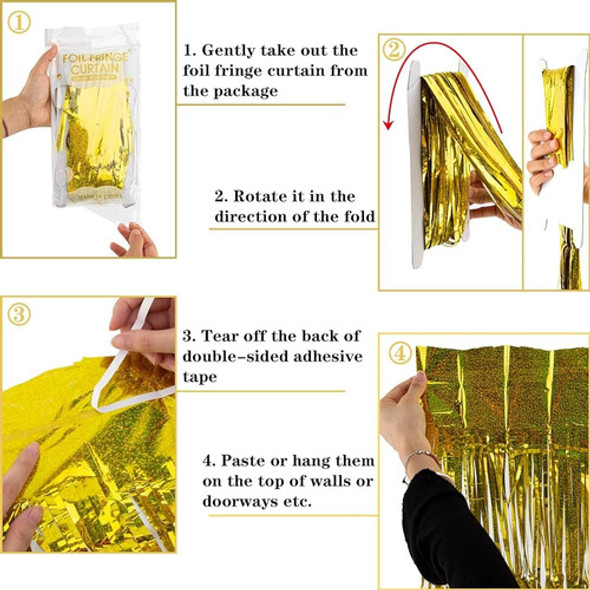 Combo Deco Globos Plata Y Rojo +2 Cortinas+ Números 70cm 1