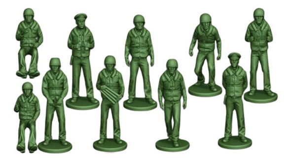Soldado Naval Americano Ww2, 20cm De Altura Color Blanco 0