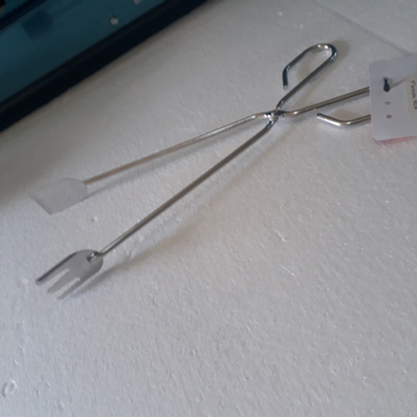 Pinza Tipo Tenaza Para Carnes En Acero Inox Largo 30 Cms 1