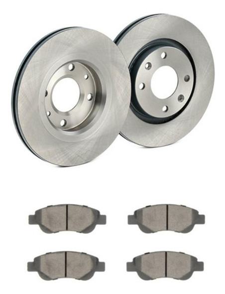 Discos + Pastillas De Freno Peugeot 206 207 208 301 307 0
