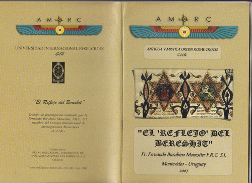 Rosacruces Amorc El Reflejo Del Bereshit Fernando Barabino 0