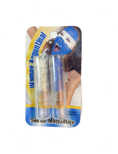 Maquillaje Argentina Mundial Labial X2 X 10 Cotillon Sergio 0