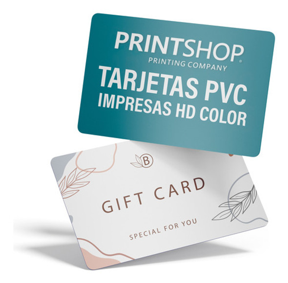 Tarjetas Plasticas Impresas Full Color 86x54mm X20 Frente 1