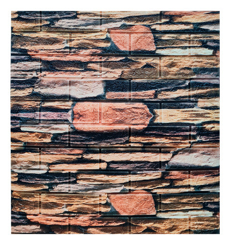 Revestimiento Tatami P/ Pared Y Piso 70x77cm Piedra - El Rey 0