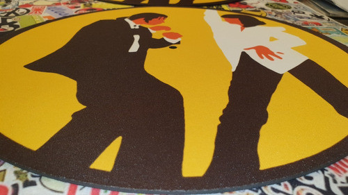 Pulp Fiction Slipmat Paño Bandeja Latex Lo Mejor En Calidad 0