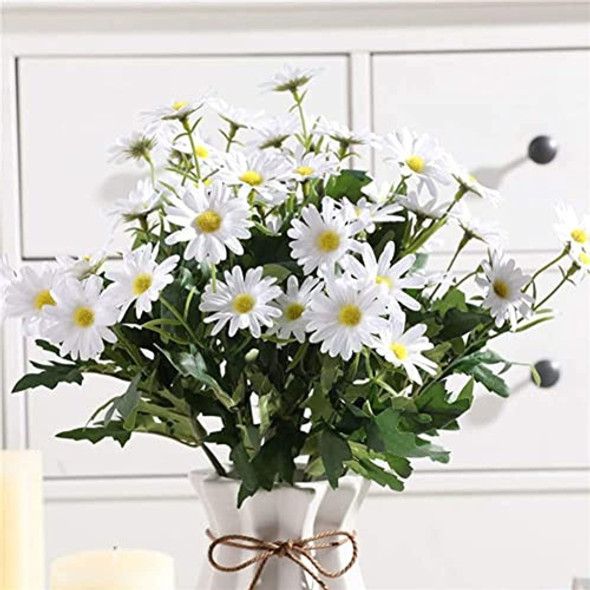Gumolutin 2 Pcs Ramo De Flores De Margaritas De Seda Artific 0 Gumolutin 2 Pcs Ramo De Flores De Margaritas De Seda Artific 0